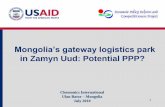 Patricio Mansilla - Mongolia’s gateway logistics park in Zamyn Uud: Potential PPP