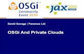 OSGi and Private Clouds