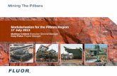 Matthew Cobbett, Fluor Australia Pty Ltd - Modularisation of iron ore plant construction and applications in rapid mine site development in remote areas like the Pilbara region