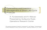 Forecasting & Inventory Management Of Short Life-Cycle Products - Guillaume Roels