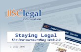 Staying legal: the law surrounding Web2.0