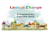 Lexical change