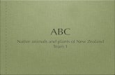 ABC Native Animals and Plants of New Zealand.