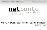 VSTO + LOB Apps Information Matters