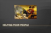 Helping Poor People