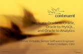 Replicate Oracle to Oracle, Oracle to MySQL, and Oracle to Analytics