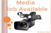 Media Job Available