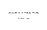 Locations in music video