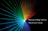 Electronic music presentation