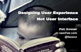 Designing User Experience, Not User Interface /Conversion Meetup 2013