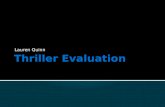 Thriller evaluation