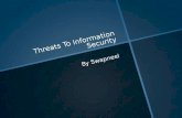 Threats to information security