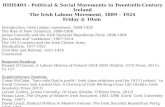 Irish Labour movement 1889-1924: Lecture Four - Jim Larkin and Larkinism