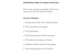 Introduction to Irish Politics: Lecture Three - The Oireachtas