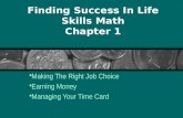 Life skills math chapter 1