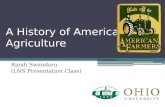 A history of american agriculture