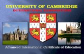 Cambridge Overview - revised