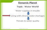 Living with chronic water shortages