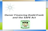 Owner financing dodd frank and the safe act