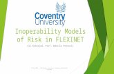 EPSRC Project (Robustness and Resilience of Dynamic Manufacturing Supply Networks) Meeting, Coventry, 2 July 2014 - Inoperability Models of Risk in FLXINET