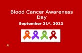 Blood cancer awareness day