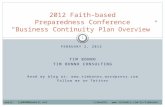 Faith Based Business Continuity Plan Overview V2