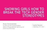 Showing Girls How to Break the Tech Gender Stereotypes