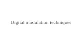 Digital modulation techniques