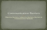 Communication barriers l2