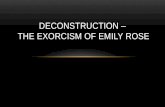 2 Minute Deconstruction - The exorcism of Emily Rose