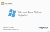Windows Azure Platform Başlarken