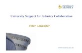 University support for industry collaboration