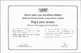 Power Plant Training Certificates