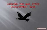 Joining the whs staff development blog