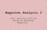 Magazine analysis 2