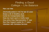 Finding Balance College/Work/Life a Powerpoint Presentation