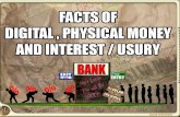 Facts of Digital and Paper Money and How Interest Steal