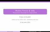 Seminar Fortran and Julia