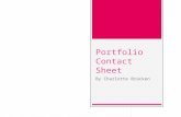 Portfolio contact sheet