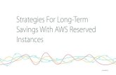 Strategies For Lasting Savings With AWS Reserved Instances