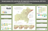 Hot-spot analysis St. Louis County foreclosures