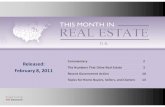 This Month in Real Estate Feb 2011