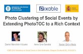 Photo Clustering of Social Events by Extending PhotoTOC to a Rich Context