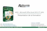 Alphorm.com Formation MOS Excel 2013(77-420)