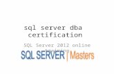 Sql server dba certification