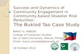 Success & dynamics of Community Engagement : the Buklod Tao case study