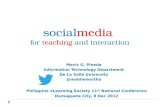 Social media for teaching and interaction