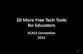20 more free tech tools scacs 2013