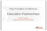 Play Providers Conference- Achieving Marketing objectives through effective engagement with education