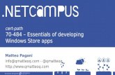 Cert04   70-484 - essentials of developing windows store apps